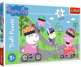 Puzzle 24 maxi Aktywny dzień Świnki Peppy TREFL