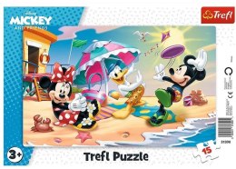 Puzzle ramkowe 15 Zabawy na plaży TREFL