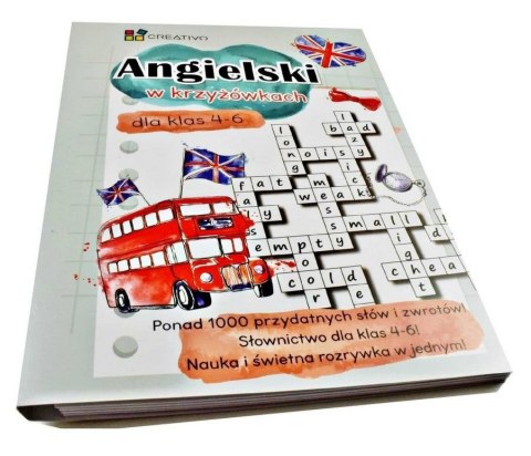Angielski w krzyżówkach dla klas 4-6 CREATIVO Angielski w krzyżówkach dla klas 4-6 CREATIVO