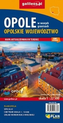 Mapa - Woj. opolskie/Opole 1: 22 500