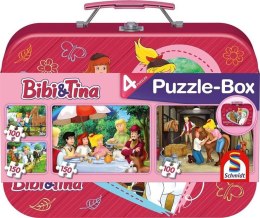 Puzzle 2x100 + 2x150 w walizce Bibi&Tina G3