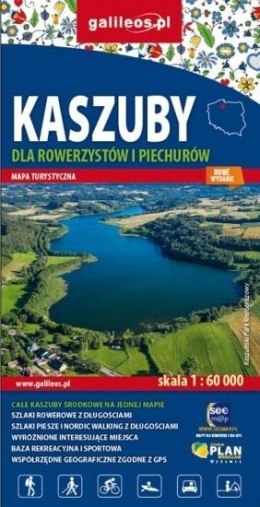 Mapa turystyczna - Kaszuby 1:60 000 w.2020