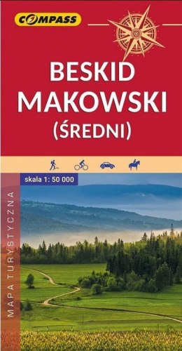 Mapa tur.- Beskid Makowski (Średni) 1:50 000