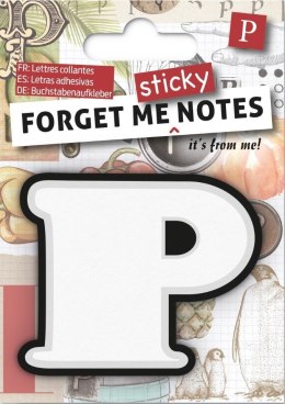 Forget me sticky notes kart samoprzylepne litera P