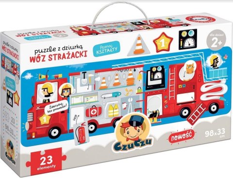 Puzzle z dziurką Wóz strażacki 2+ Puzzle z dziurką Wóz strażacki 2+