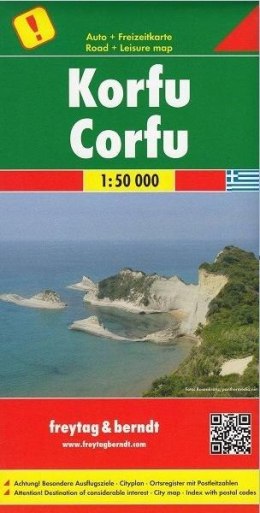 Mapa samochodowa - Korfu/Corfu 1:50 000