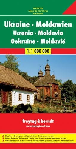 Mapa samochodowa - Ukraina, Mołdawia 1:1 000 000