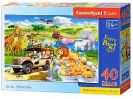 Puzzle 40 maxi - Safari Adventure CASTOR