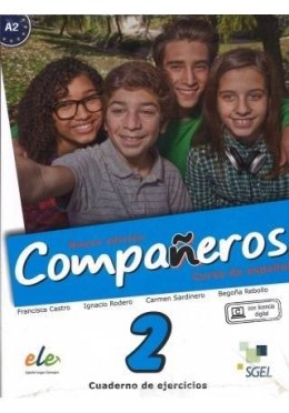 Companeros 2 ćwiczenia + licencia digital