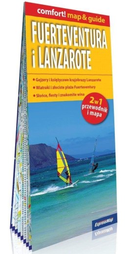 Comfort! map&guide Fuerteventura i Lanzarote 2w1