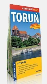 Comfort! map Toruń 1:20 000 plan miasta w.2019