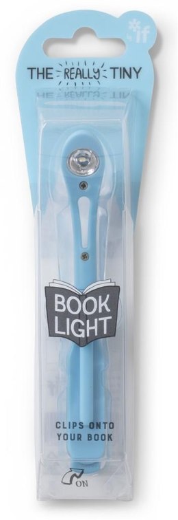 Lampka do książki błękitna