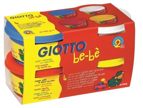Ciastolina 4x100gr zestaw 1 Bebe GIOTTO Ciastolina 4x100gr zestaw 1 Bebe GIOTTO