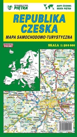 Czechy mapa 1:500 000 samochodowa PIĘTKA