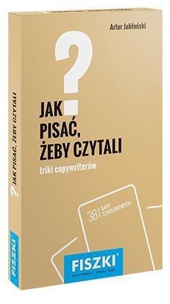 Fiszki. Jak pisać, żeby czytali? Fiszki. Jak pisać, żeby czytali?