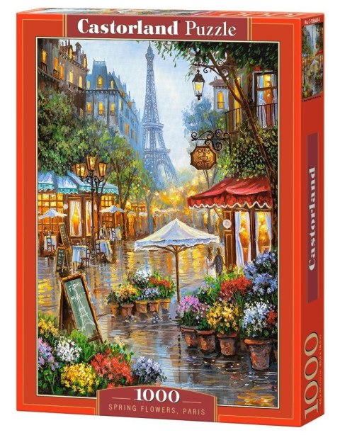 Puzzle 1000 Wiosenne Kwiaty, Pary CASTOR Puzzle 1000 Wiosenne Kwiaty, Pary CASTOR