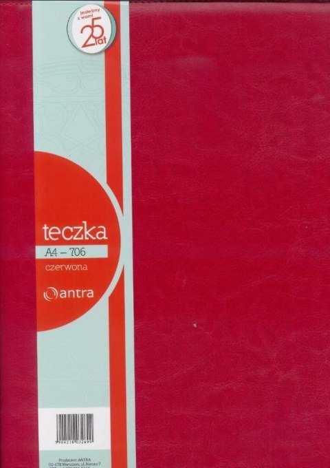 Teczka A4 706 czerwona Teczka A4 706 czerwona