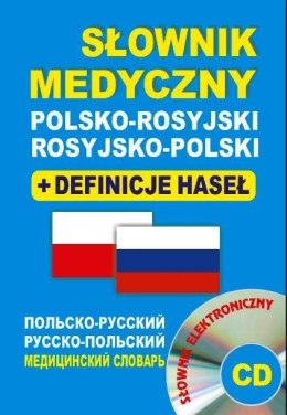 Słownik medyczny polsko-rosyjski rosyjsko-pol + CD