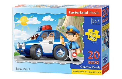 Puzzle 20 maxi - Police Patrol CASTOR Puzzle 20 maxi - Police Patrol CASTOR