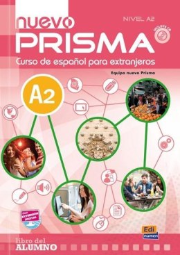 Nuevo Prisma nivel A2 podręcznik + CD EDI-NUMEN