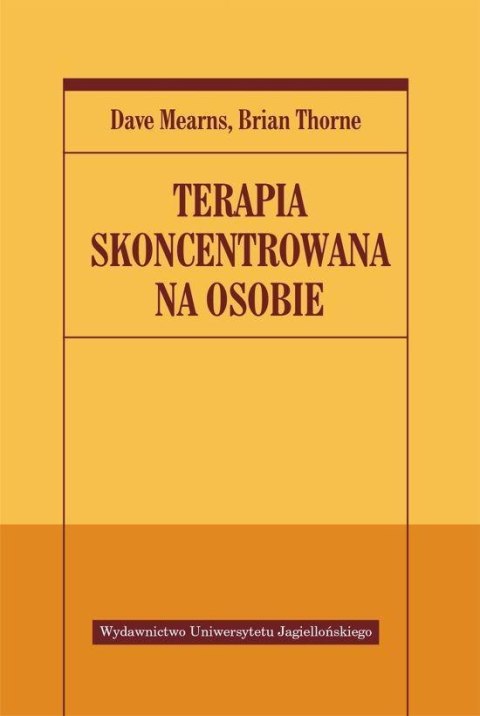 Terapia skoncentrowana na osobie Terapia skoncentrowana na osobie