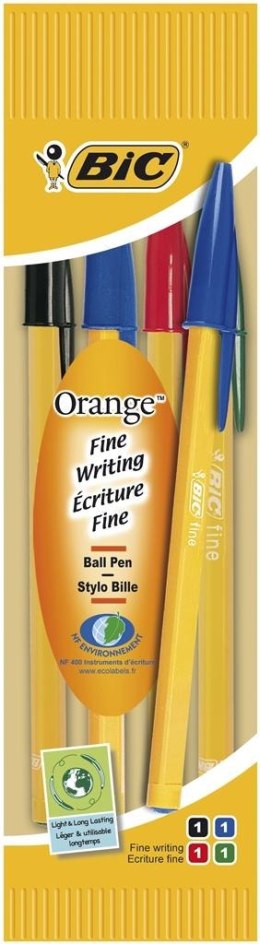 Długopis Orange Original pouch mix 4 kolory BIC