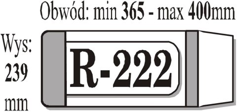 Okładka książkowa regulowana R222 (50szt) IKS Okładka książkowa regulowana R222 (50szt) IKS