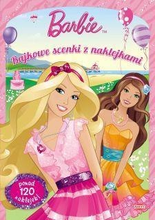 Bajkowe scenki z naklejkami - Barbie