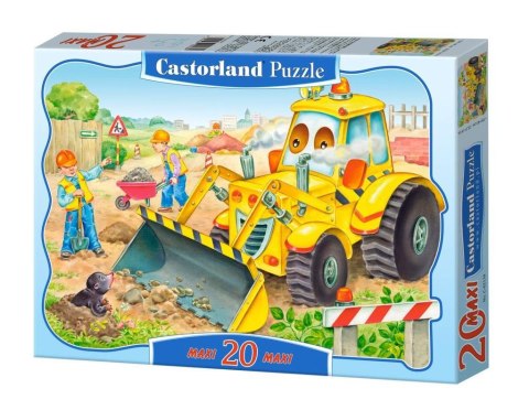 Puzzle 20 maxi - Spychacz CASTOR Puzzle 20 maxi - Spychacz CASTOR