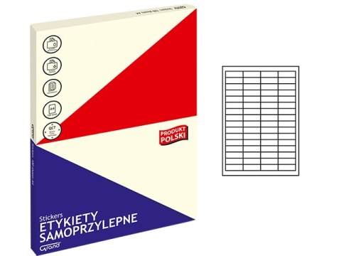 Etykiety samoprzylepne GRAND 02 48*17