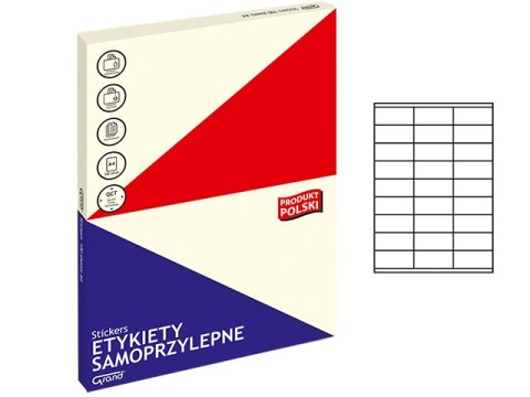 Etykiety samoprzylepne GRAND 10 70*32 Etykiety samoprzylepne GRAND 10 70*32