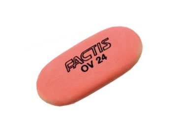 Gumka FACTIS OV-24 Owalna 24szt. Gumka FACTIS OV-24 Owalna 24szt.