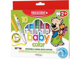 Mazaki 10 kolorów FIBRACOLOR Baby Color od 2 lat