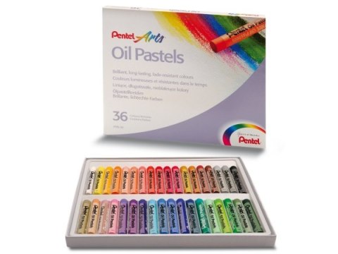 Pastele olejne PENTEL PHN36 36-kolorów Pastele olejne PENTEL PHN36 36-kolorów