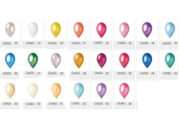 Balony GEMAR metal 26cm mix kolorów 100szt. (GM90-mix)