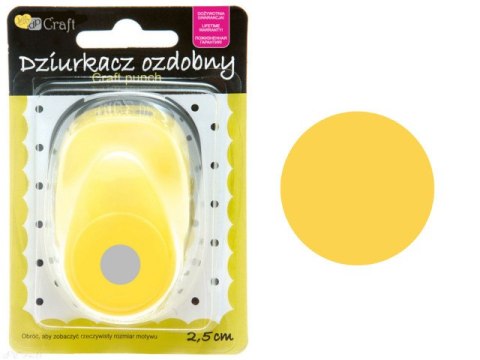 Dziurkacz ozdobny DPCRAFT 1, 9cm Koło Dziurkacz ozdobny DPCRAFT 1, 9cm Koło
