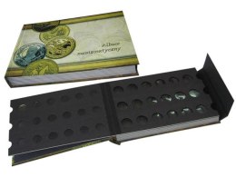 Klaser numizmatyczny 25x17,6cm 8k. z klapką zabezpieczającą (013)
