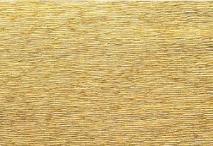 Krepina Włoska Cartotecnica Rossi 180g/m² 801 metalizowana złota, 50cm x 250cm Krepina Włoska Cartotecnica Rossi 180g/m² 801 metalizowana złota, 50cm x 250cm