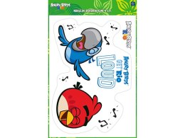 Naklejki A3 Angry Birds Rio dekoracyjne kpl 4 szt