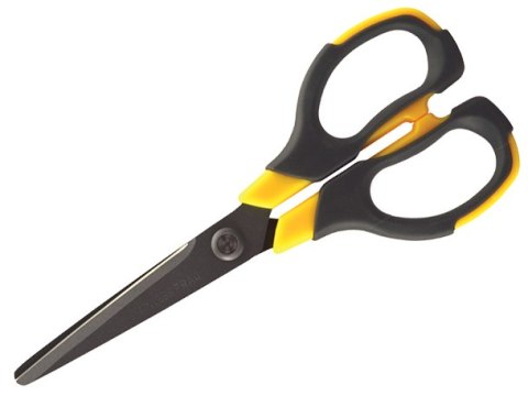 Nożyczki 17cm TETIS biurowe NON-STICK 6 3/4 żółte GN290-YB