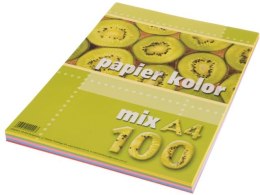 Papier ksero kolorowy A4 100k. KRESKA mix