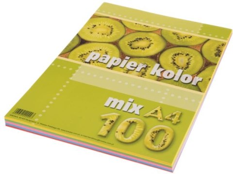 Papier ksero kolorowy A4 100k. KRESKA mix