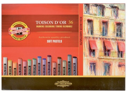 Pastele suche KOH-I-NOOR Toison D'or 36 kolorów (8515) Pastele suche KOH-I-NOOR Toison D'or 36 kolorów (8515)