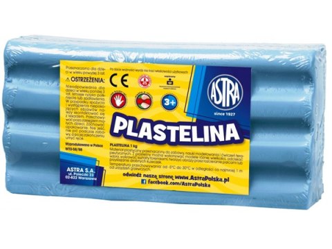 Plastelina ASTRA 1kg niebieska jasna Plastelina ASTRA 1kg niebieska jasna