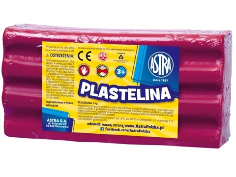 Plastelina ASTRA 1kg purpurowa Plastelina ASTRA 1kg purpurowa