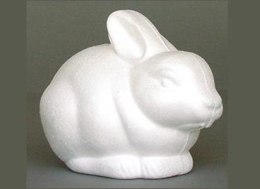 Styropianowy króliczek SKR a'4 Wielkanoc