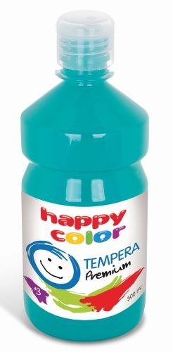 Farba tempera HAPPY COLOR Premium 500ml nr 39 - turkusowy