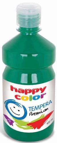 Farba tempera HAPPY COLOR Premium 500ml nr 52 - ciemnozielona