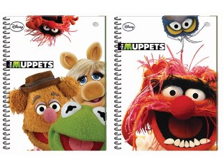 Kołobrulion B5 100k. INTERDRUK The Muppets kolorowe marginesy kratka