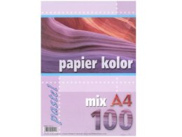 Papier ksero kolorowy A4 100k. KRESKA mix pastel